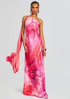 Hot Abira One Shoulder Long Dress Resort '24