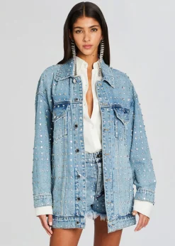 Best Ace Embellished Denim Jacket Jackets