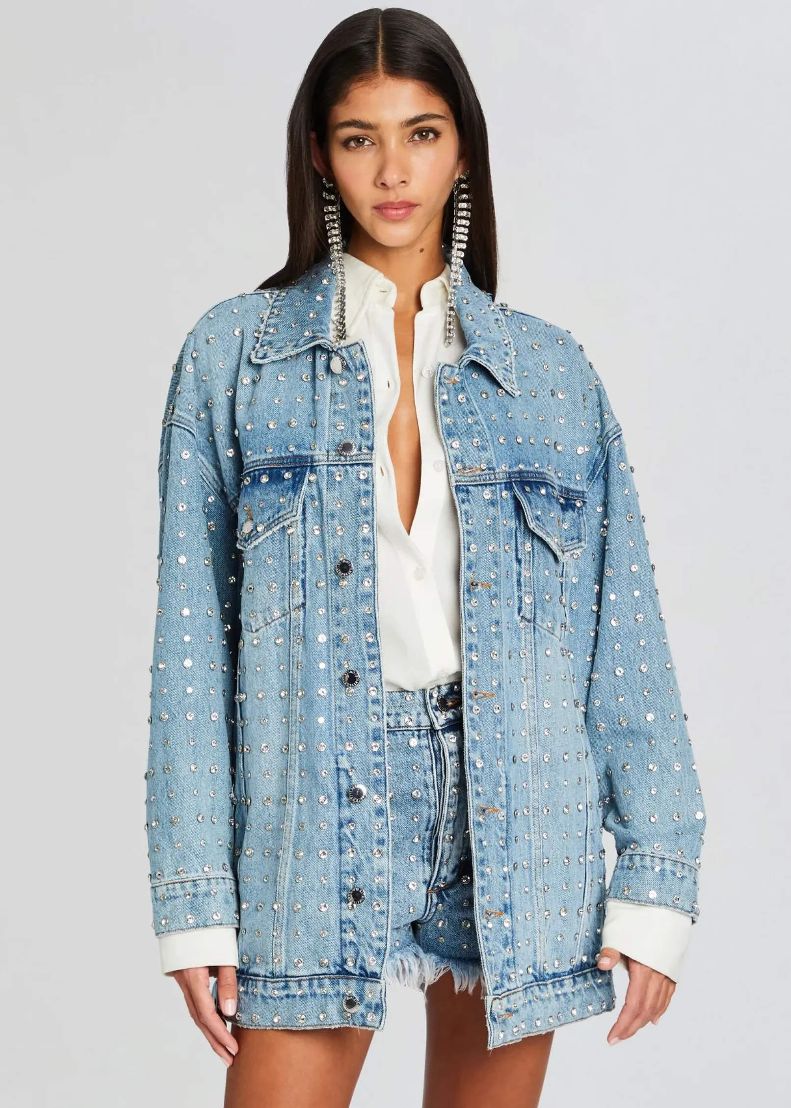 Best Ace Embellished Denim Jacket Jackets