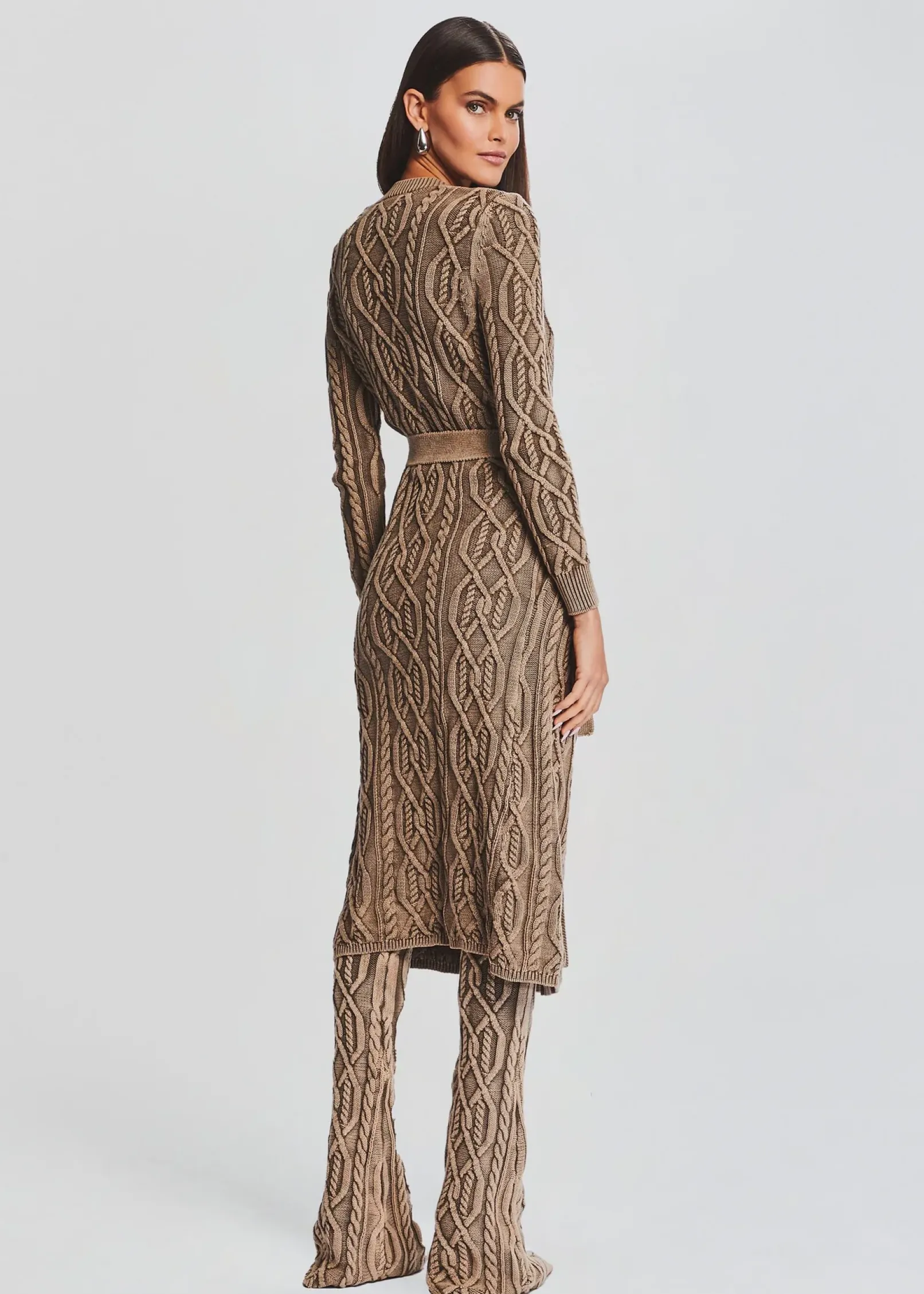 Cheap Adaline Cable Knit Cardigan Jackets