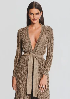 Discount Adaline Cable Knit Cardigan Men Neutral Moments