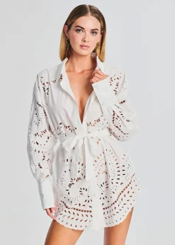 Cheap Aisha Shirt Dress Bachelorette Party