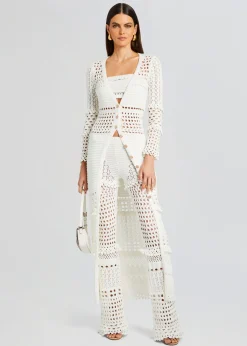 Flash Sale Alaia Knit Crochet Cardigan Spring Knits