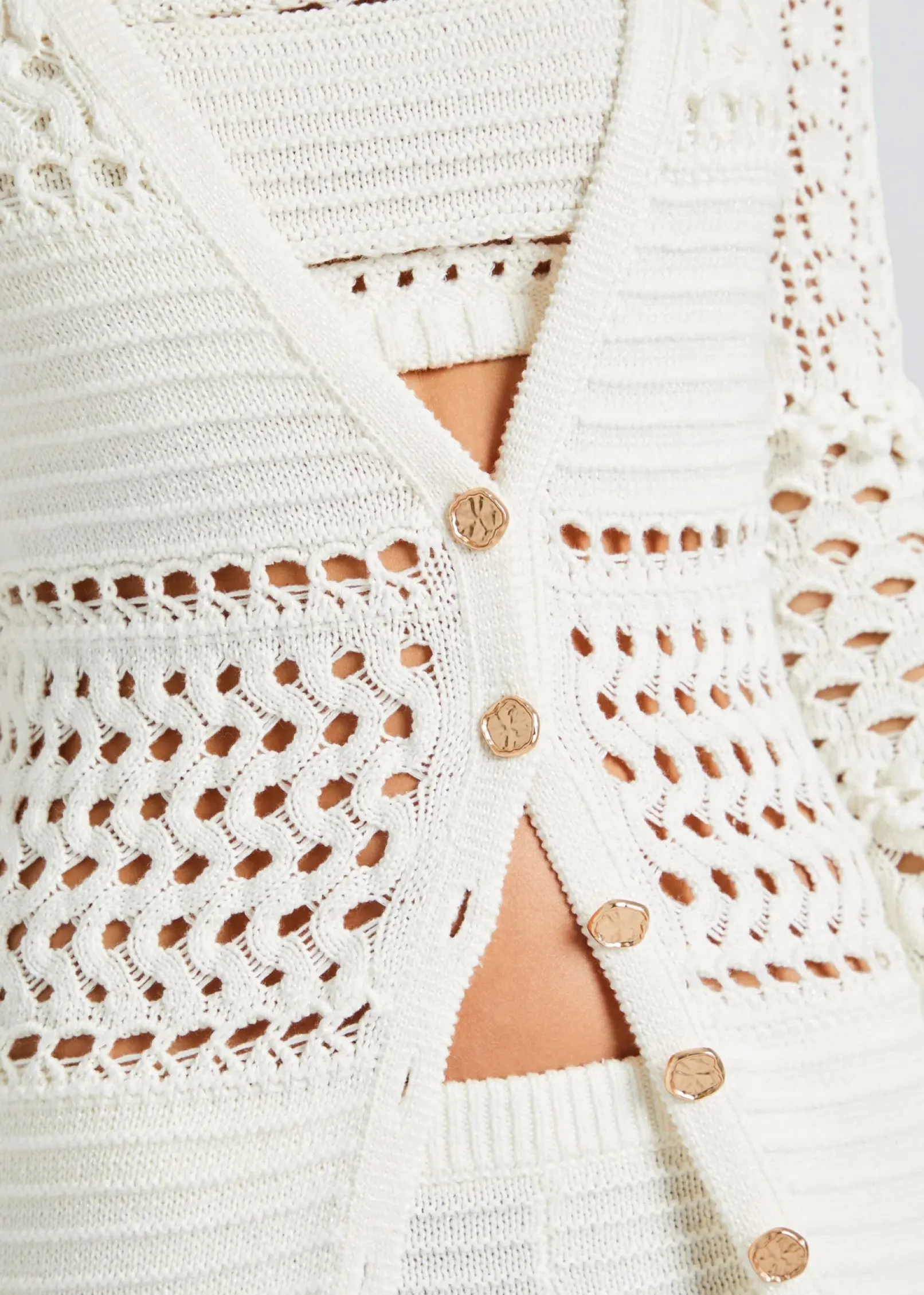 Fashion Alaia Knit Crochet Cardigan RETROFÊTE