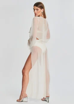 Cheap Alaia Long Slit Skirt Honeymoon Looks