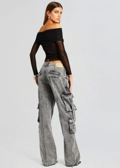 Shop Alejandra Cargo Pant Denim