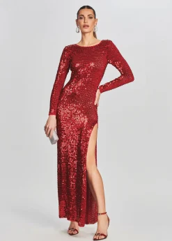 Outlet Alexa Sequin Crochet Dress RETROFÊTE