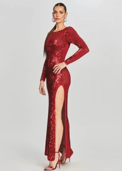 Outlet Alexa Sequin Crochet Dress RETROFÊTE