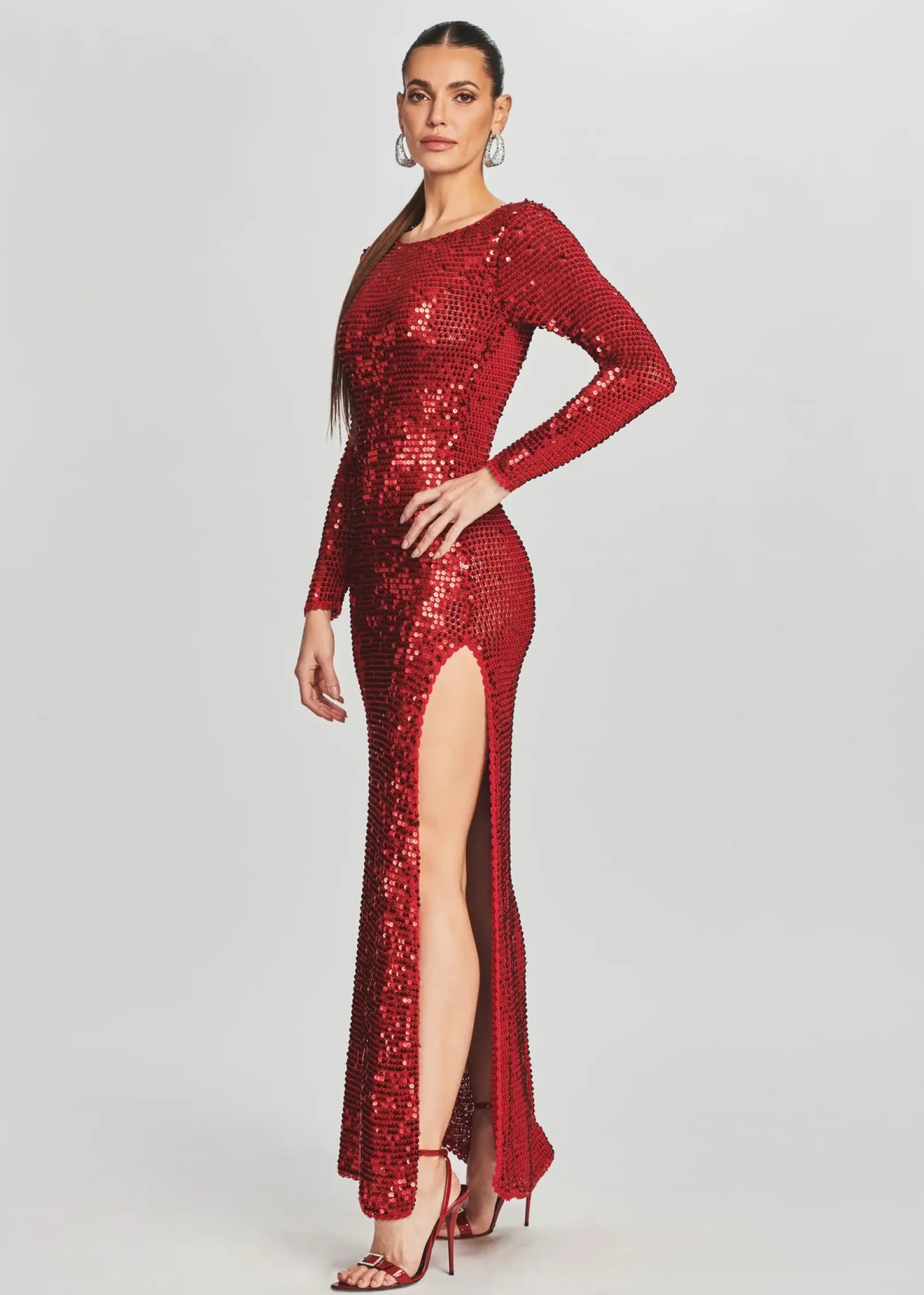 Outlet Alexa Sequin Crochet Dress RETROFÊTE