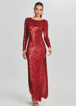 Outlet Alexa Sequin Crochet Dress RETROFÊTE