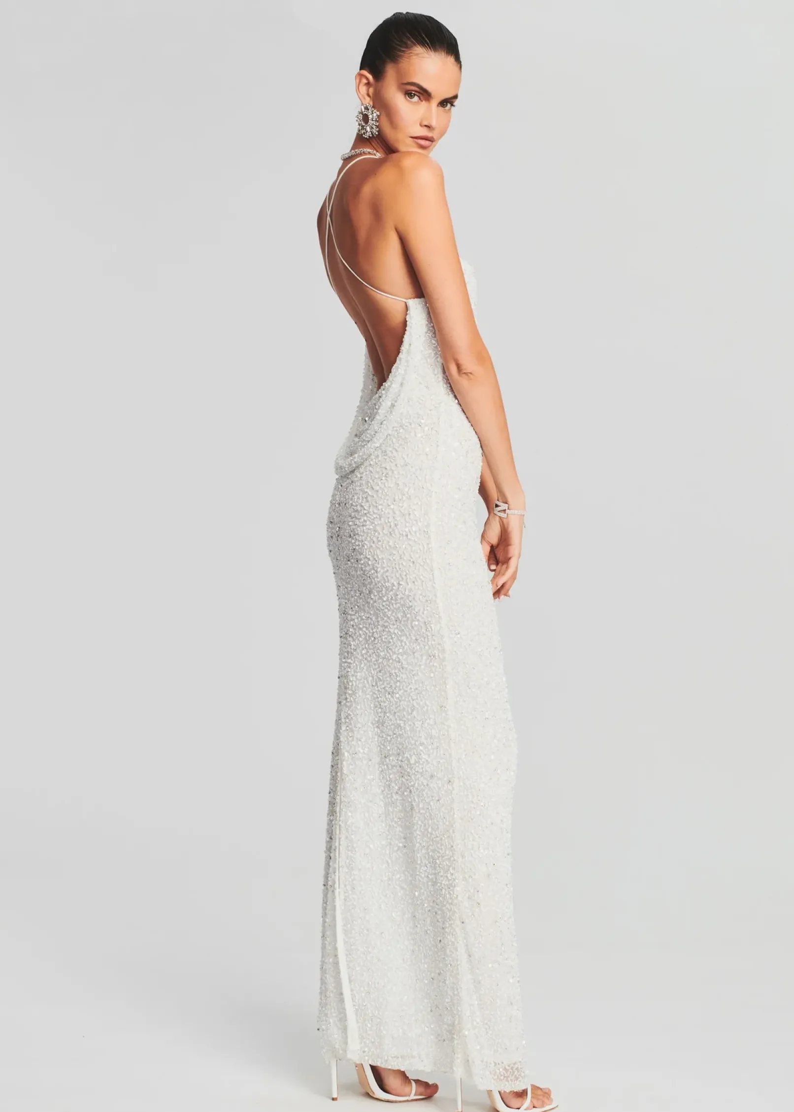Fashion Alice Sequin Dress Gowns