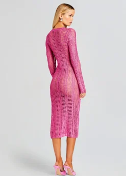 Shop Allison Crochet Cardigan Tropical Hues