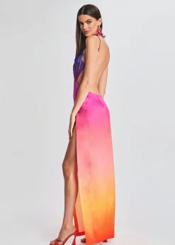 Discount Alyssa Ombre Silk Dress Guest Of