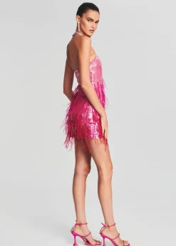 Online Anastasia Sequin Feather Dress Dresses