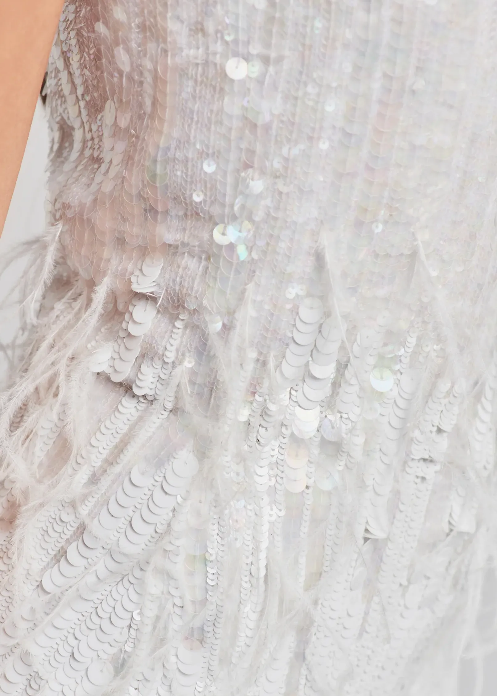 Outlet Anastasia Sequin Feather Dress Bridal Party