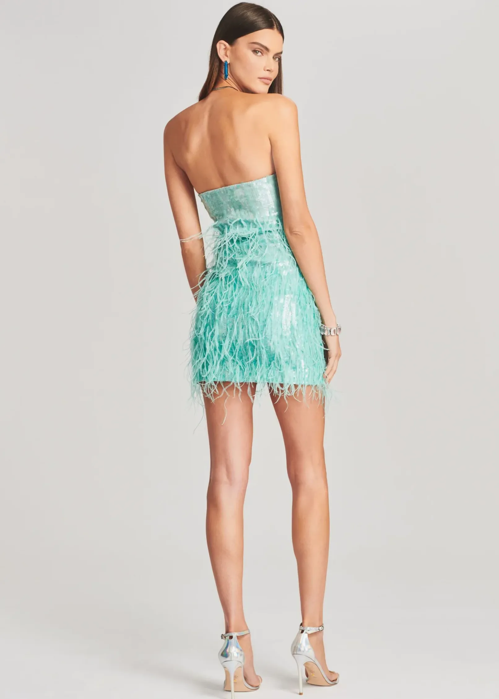 Best Sale Anastasia Sequin Feather Dress RETROFÊTE