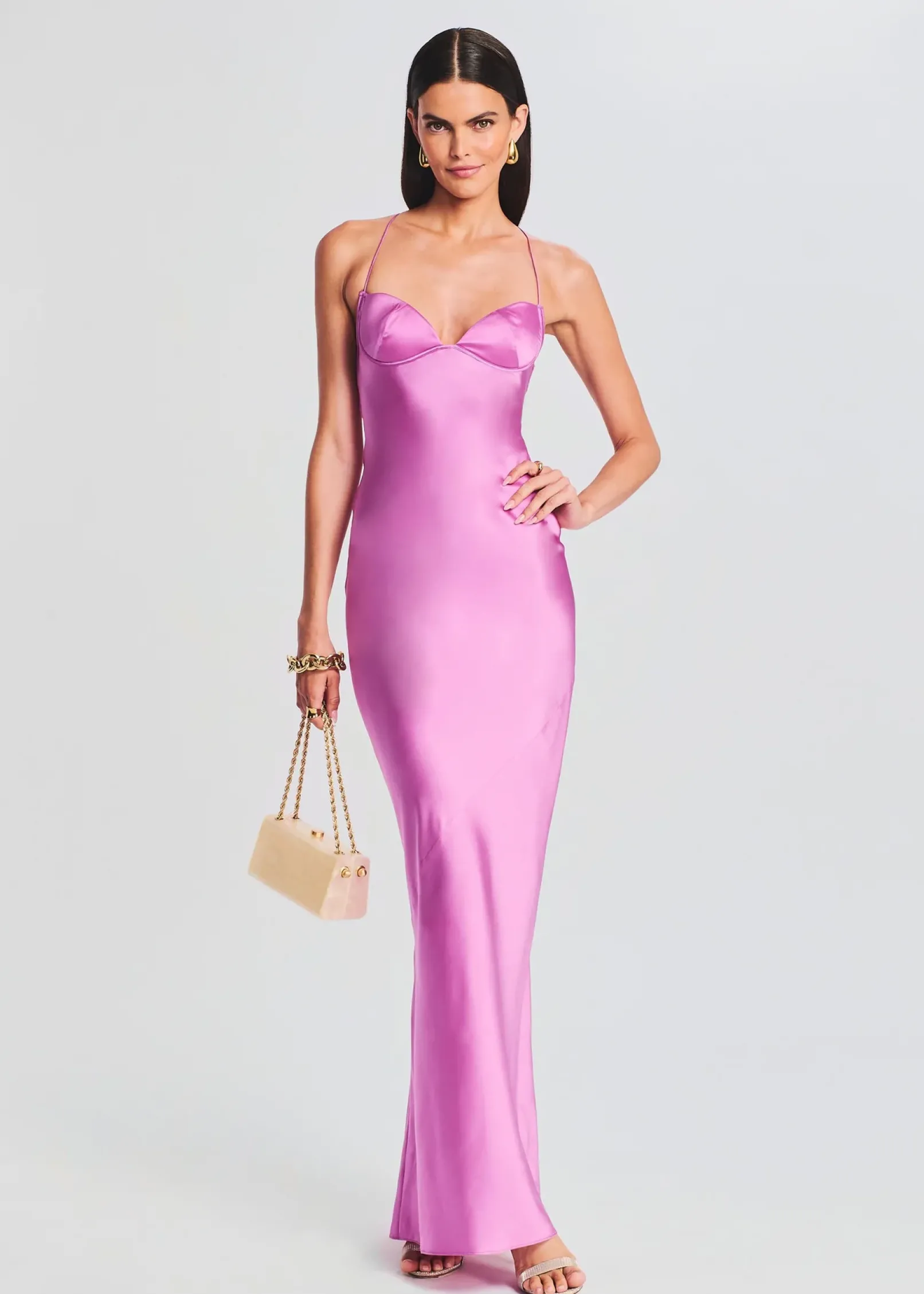 New Andie Silk Gown Guest Of