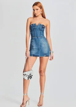 Outlet Andreia Denim Dress Dresses