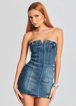 Store Andreia Denim Dress RETROFÊTE