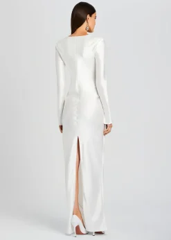 Cheap Anna Cowl Evening Dress Business Chic
