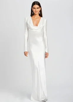 Best Sale Anna Cowl Evening Dress Bridal Shower
