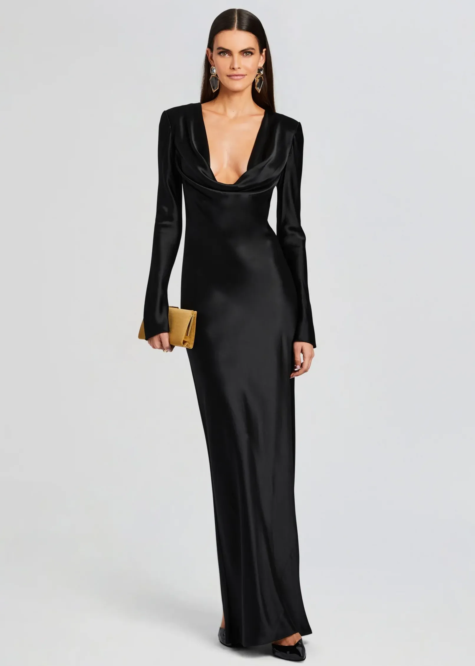 Sale Anna Cowl Evening Dress Best Sellers