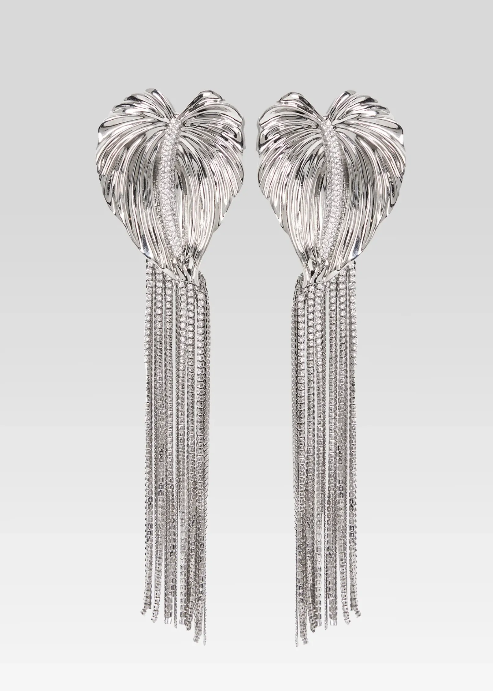 Cheap Anthurium Drop Crystal Earring Guest Of