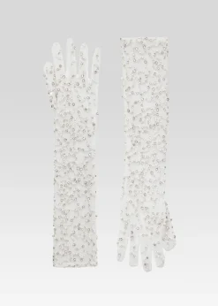 Hot Ari Embellished Gloves Reception Dresses