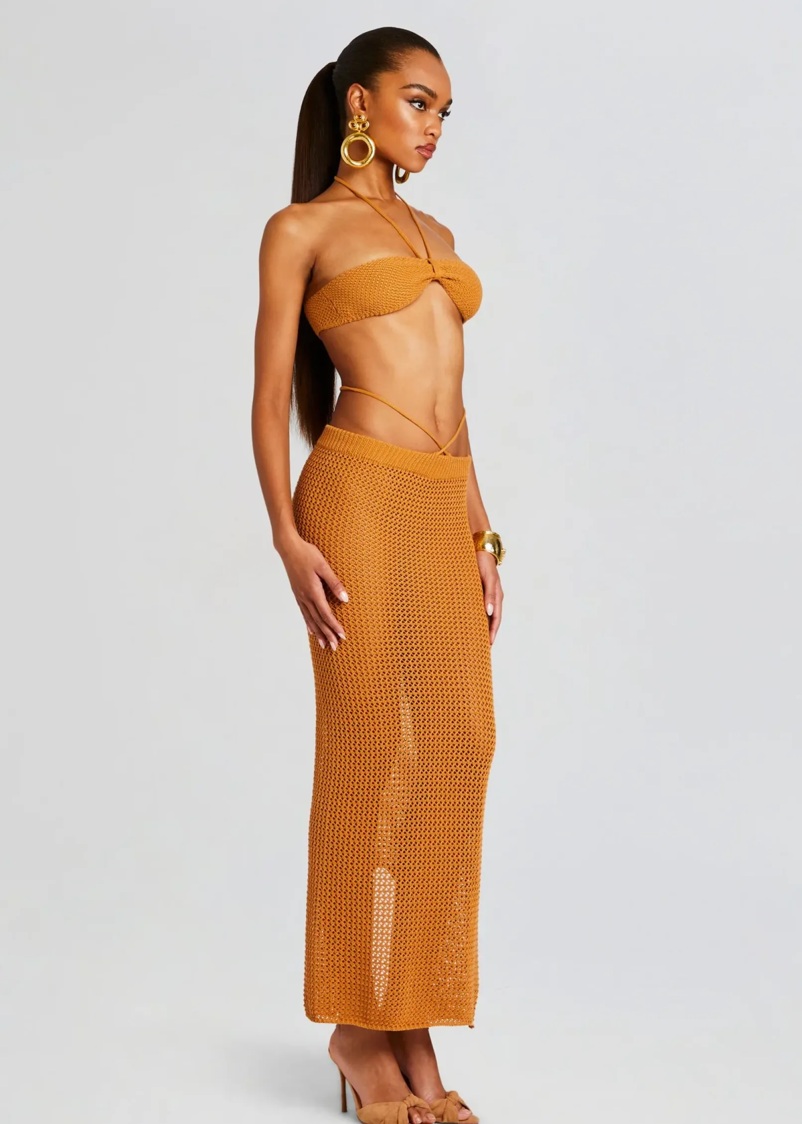 Hot Aria Knitted Skirt Sheer Bliss