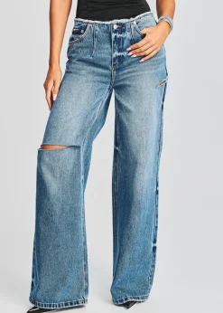 Clearance Aston Wide Leg Jean Bottoms