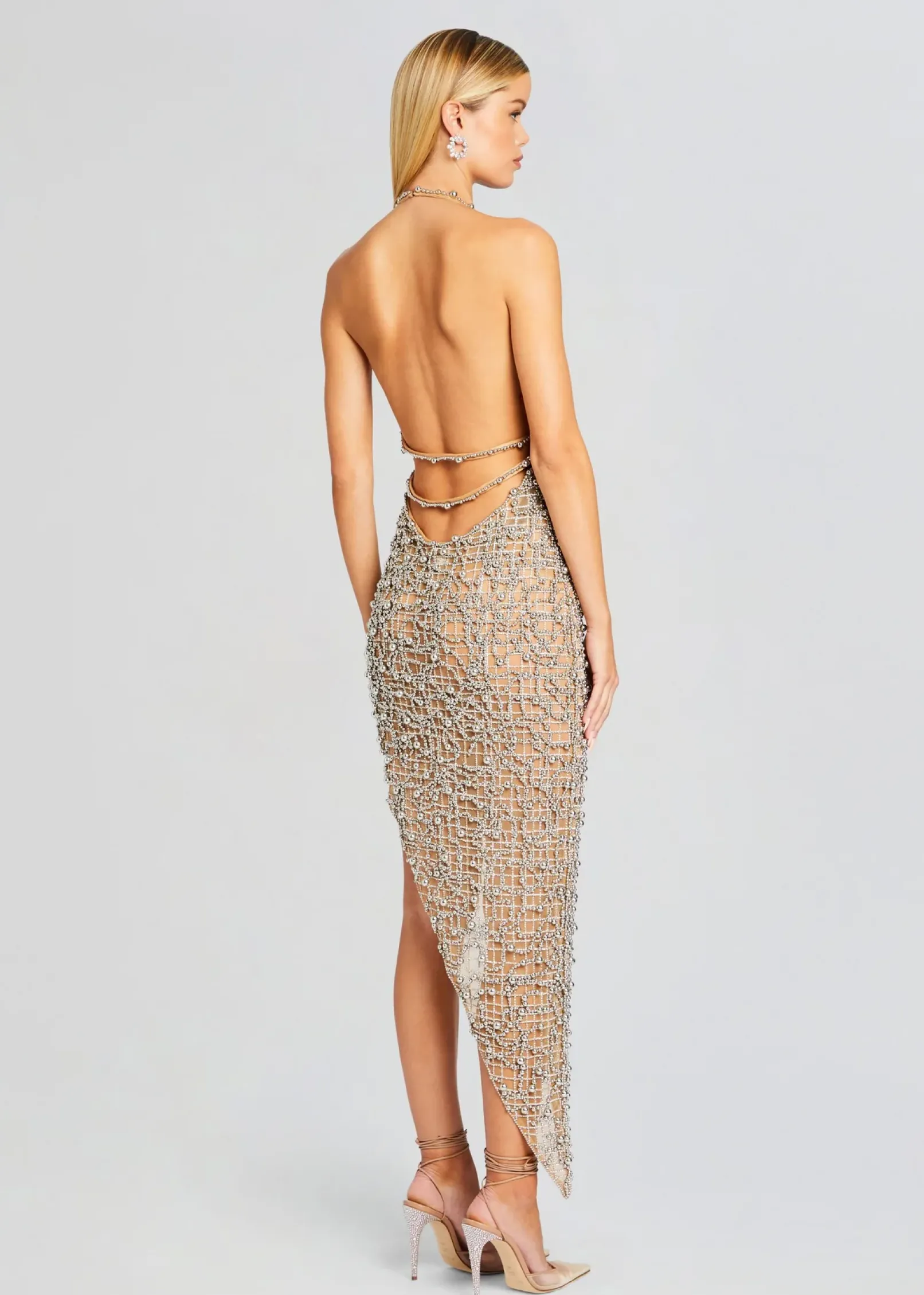 Hot Audacia Embellished Dress Sheer Bliss