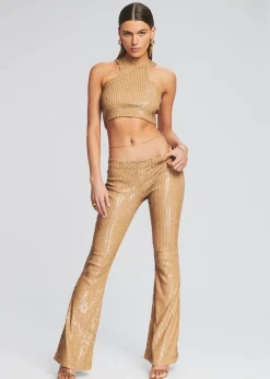 Cheap Audra Sequin Knit Top Final Sale