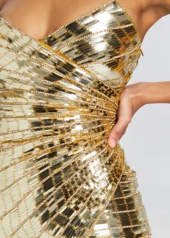Cheap Aura Embellished Dress RETROFÊTE