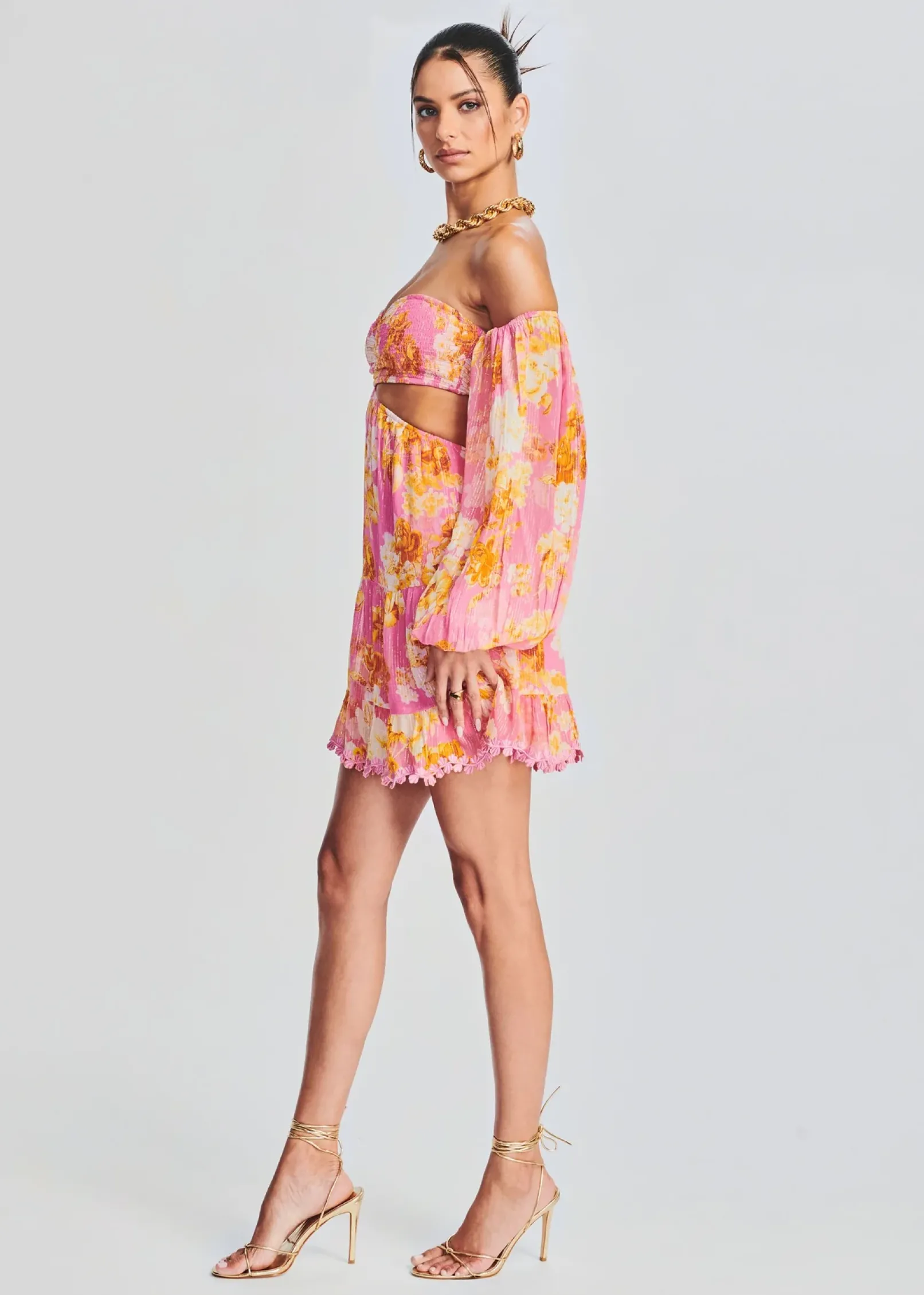 Fashion Auril Short Dress Dresses