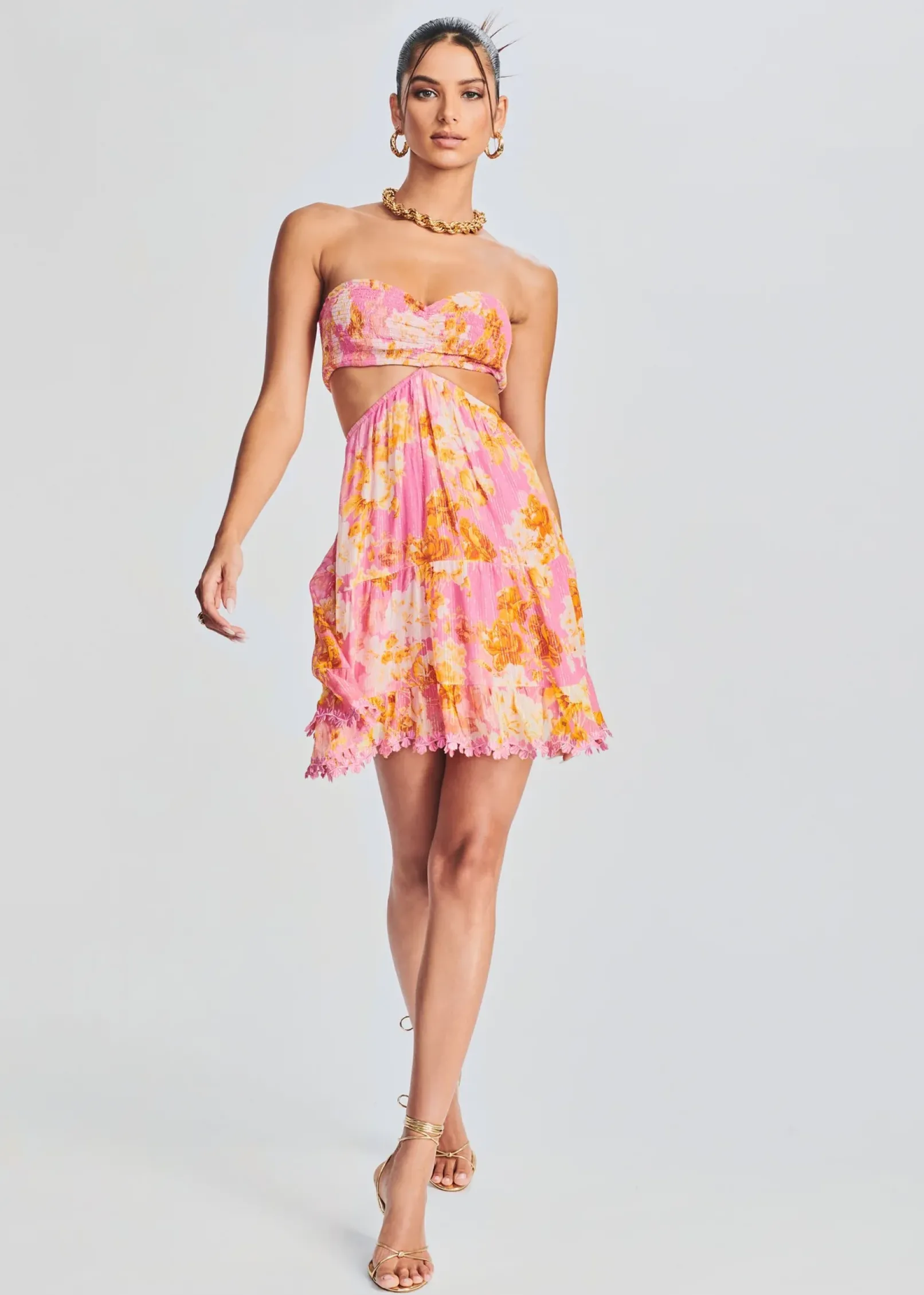 Fashion Auril Short Dress Dresses