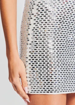 Hot Avanyah Embellished Knit Dress Coming Soon