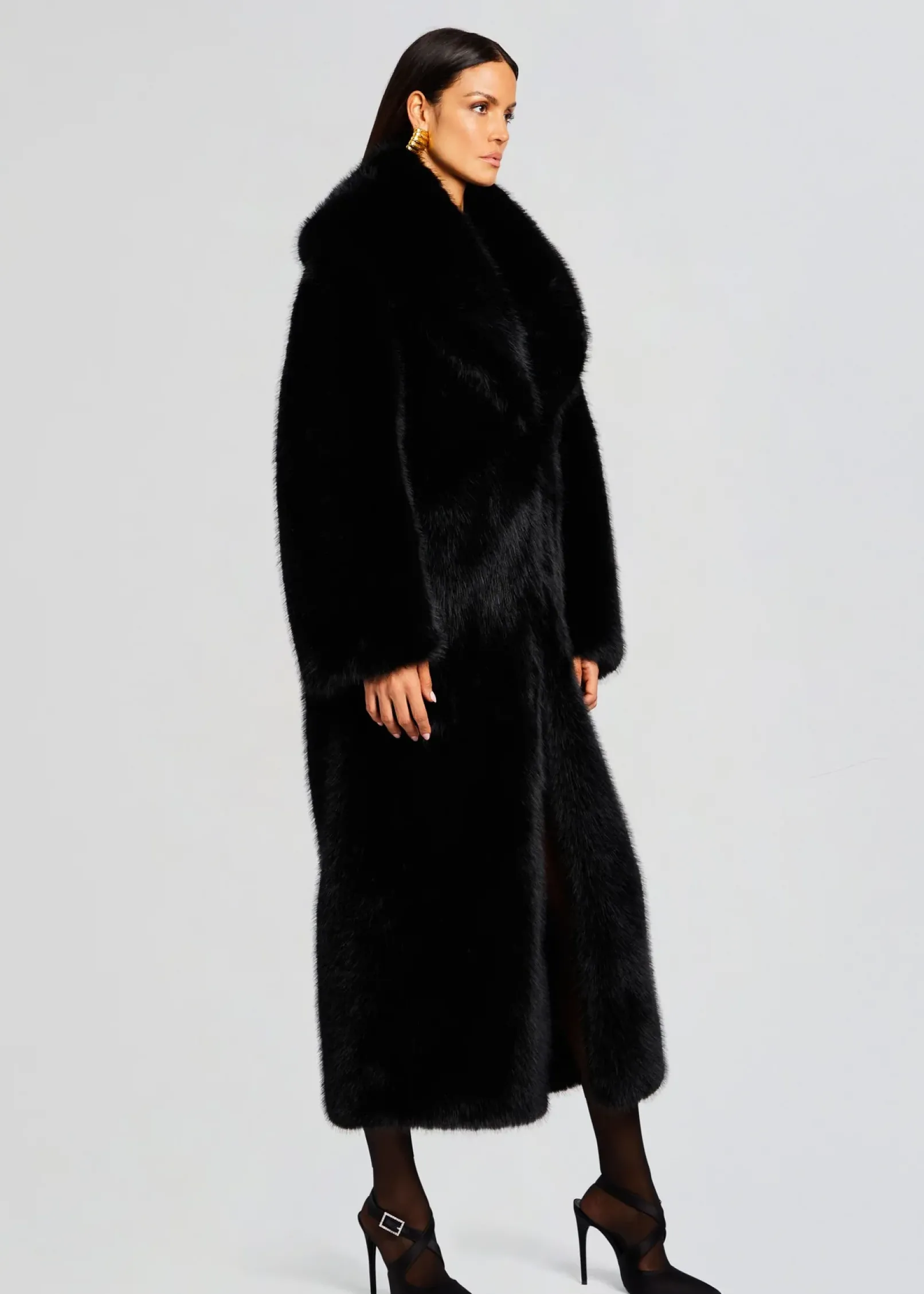 Shop Averie Faux Fur Coat Guest Of