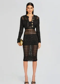 Clearance Avril Knit Crochet Dress Trending