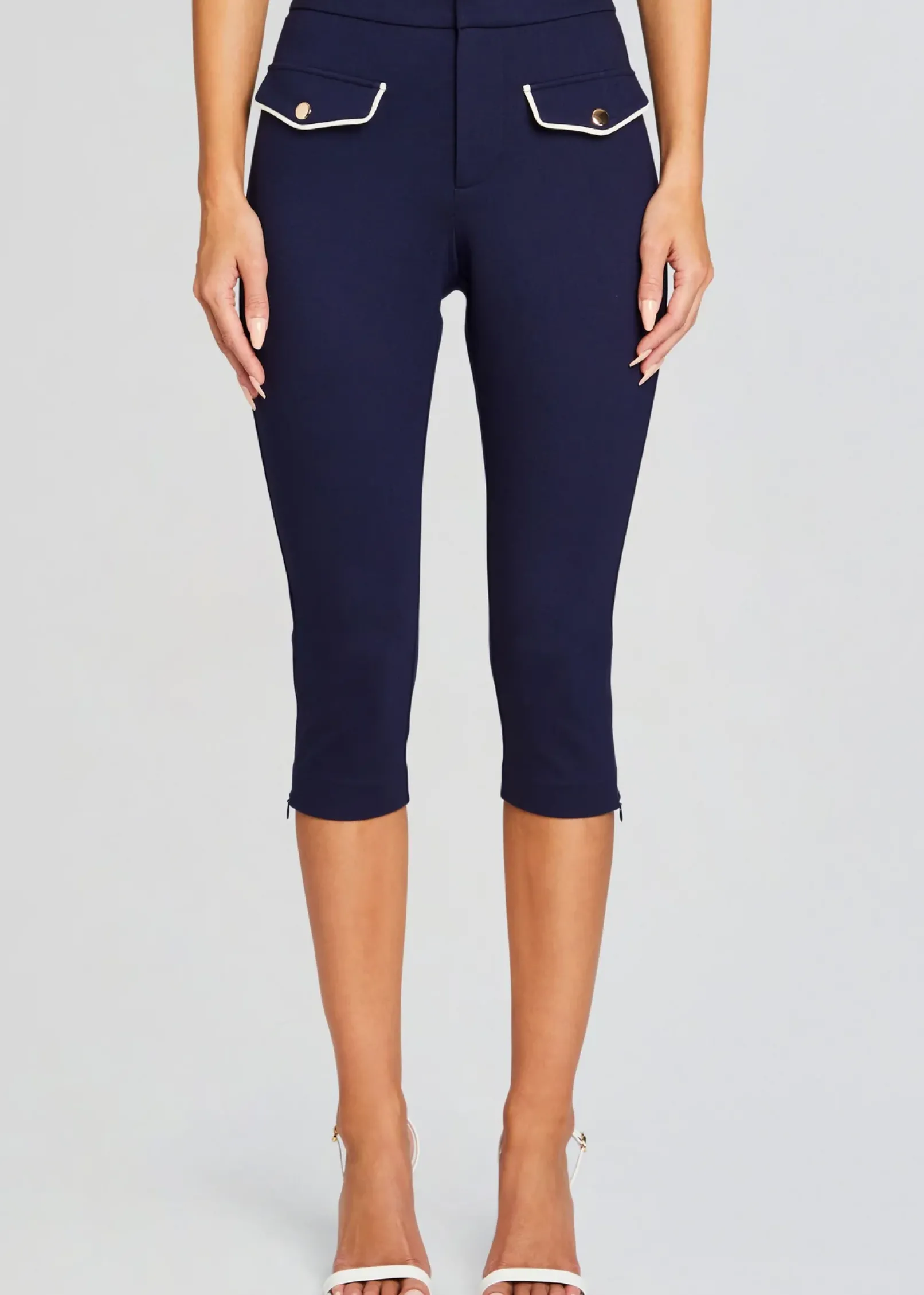 Hot Basil Capri Pant Business Chic
