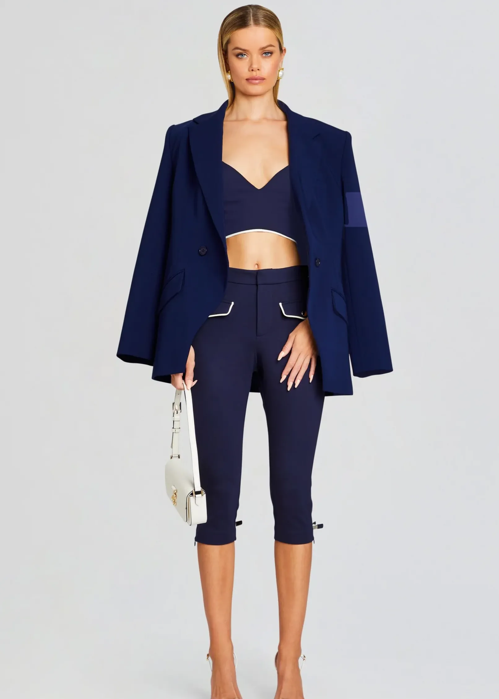Hot Basil Capri Pant Business Chic