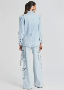 Best Sale Beckett Denim Blazer Jackets