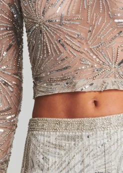 Clearance Bessie Sequin Top Sequin Styles