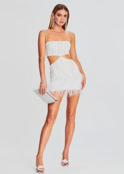 Best Sale Beverly Sequin Feather Dress RETROFÊTE