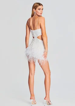 Best Sale Beverly Sequin Feather Dress RETROFÊTE