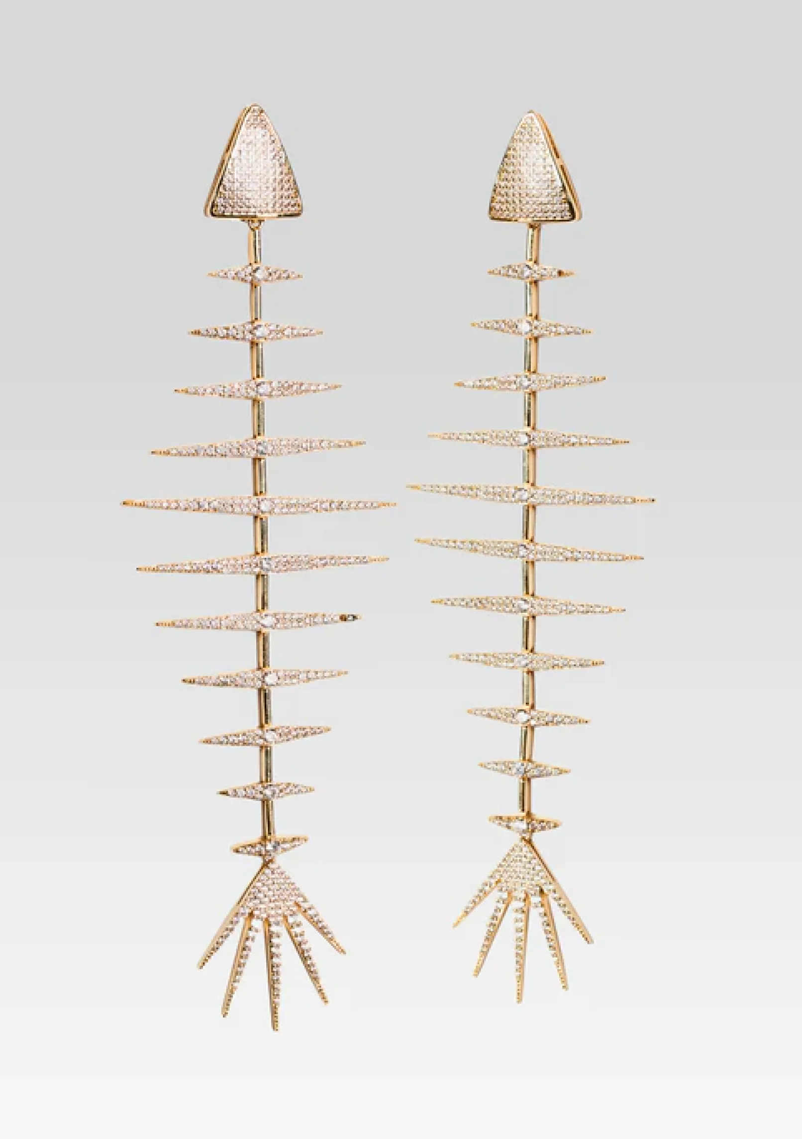 Best Sale Bimini Crystal Fish Bone Earrings Honeymoon Looks
