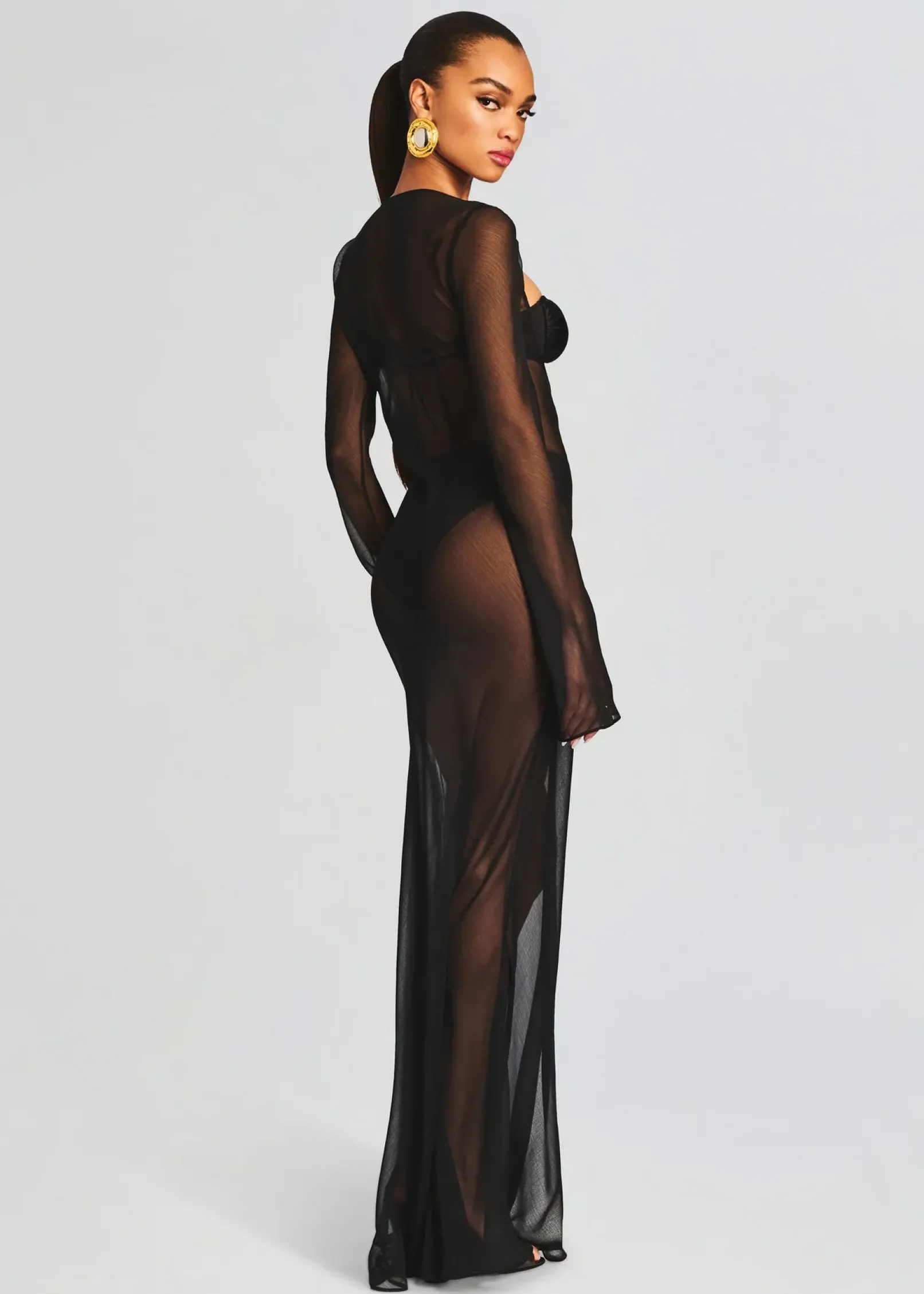 Best Sale Blanca Maxi Dress Sheer Bliss