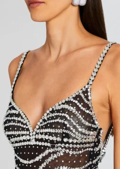Store Bracie Embellished Bodysuit Subtle Shimmer