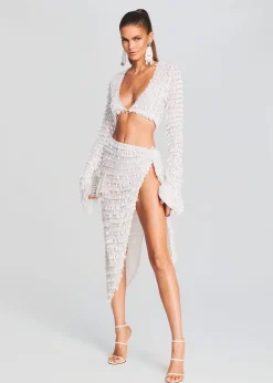 Cheap Brasília Crochet Pareo Skirt Sequin Styles