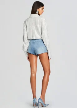 Best Sale Brianna Denim Short Bottoms