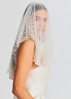 Flash Sale Bridgette Pearl Veil Bridal Shower